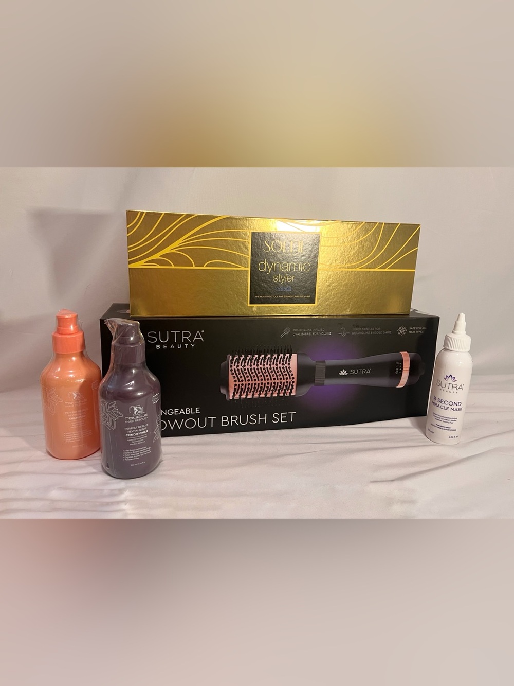 MOTHER’S DAY SALE! Sutra Beauty Blowout Bundle & SOLEIL IR Hair Straightener Set